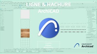 Ligne et Hachure personnalisées sur ArchiCAD [upl. by Swanson]