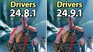 AMD Drivers 2481 vs 2491  Test in 7 Games [upl. by Sixla]