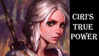 Witcher Lore Ciri and her true power What can she do What is Elder Blood [upl. by Yumuk830]