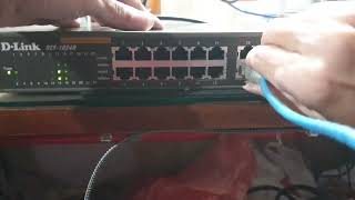 DLINK DES1024D test 24 port [upl. by Eunice444]