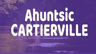 MONTREAL AHUNTSIC CARTIERVILLE 4K VIDEO drive [upl. by Akerdnuhs]