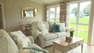 Beautiful Holiday Lodge Tour  The Tresco by Tingdene Homes [upl. by Polish955]