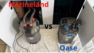 Canister filter Comparison Oase Bio Master￼350 vs Marineland Magnaflow 360 [upl. by Noyk437]