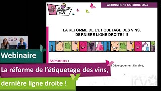 Étiquetage des vins  le webinaire de la dernière chance [upl. by Inava]