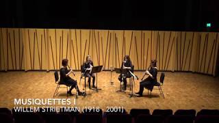 Lakeside Clarinet Quartet｜Willem Strietman  Musiquettes I [upl. by Rumney485]