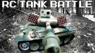 RC TANK BATTLE  RCExplorerse [upl. by Yroc497]