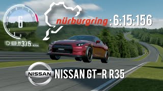 ASSOLUTO RACING  NÜRBURGRING NORDSHLEIFE  NISSAN GTR R35 07 615156 [upl. by Airdnaxila]