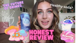 Kin Euphorics Honest Review  Mushroom Drink  Healthy Soda  NonAlcoholic Drink for Stress Relief [upl. by Guglielma741]