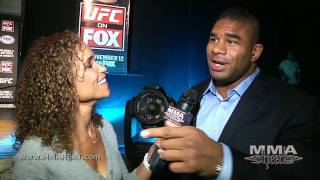 UFC 141s Alistair Overeem Says Brock Lesnar Has Weak Standup  Hes Still Strikeforce Champ [upl. by Enialb]