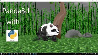 Panda3d wellcome panda project with python [upl. by Eglanteen287]