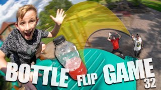 CRAZY GAME of BOTTLE FLIP Ryden vs Andy vs Ryan  Round 32 [upl. by Ingram]