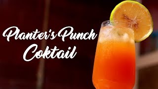 Planters Punch Cocktail an Easy Making Homemade Refreshing Drink [upl. by Nibuz]