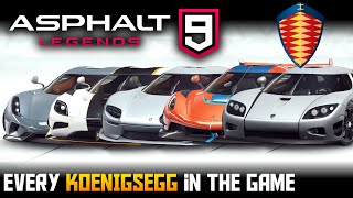 Asphalt 9 Full Lamborghini Showcase Every Car ingame  a9lamborghinirevuelto asphalt9legends [upl. by Finny63]