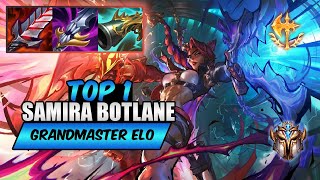 Wild Rift Samira top 1  S13 Challenger rank game  build [upl. by Ahsai]