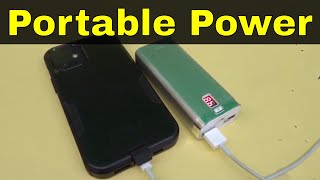 How To Use A Portable Power Bank To Charge Your DevicesTutorial [upl. by Briana]