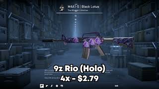 BEST Sticker Combos For M4A1S Black Lotus  CS2 2024 [upl. by Deppy]