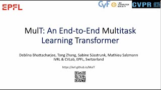 MulT An EndtoEnd Multitask Learning Transformer CVPR 2022 [upl. by Greenfield]