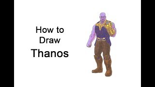 How to Draw Thanos [upl. by Airamasor]