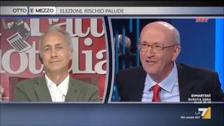 TRAVAGLIO MASSACRA DALIMONTE  DA VEDERE [upl. by Enehpets]