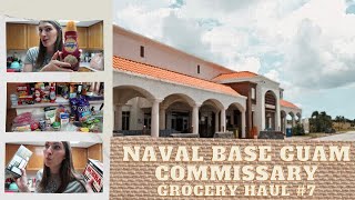 Naval Base Guam Commissary Grocery Haul 7  Military Family of 3 [upl. by Reisinger]