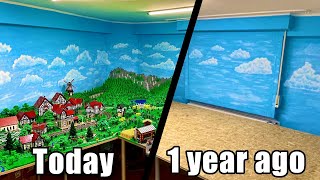 Building a LEGO City  1 year Timelapse [upl. by Trin]