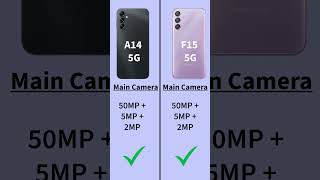 Samsung Galaxy A14 5G vs Samsung F15 5G Detailed comparion  Which One Is best [upl. by Yelik]