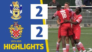 CUP COMEBACK  Aveley 22 Hornchurch  FA Cup Highlights 202324 [upl. by Amand]