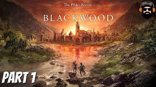 THE ELDER SCROLLS ONLINE BLACKWOOD Gameplay  Starting fresh  Part 1 no commentary [upl. by Ienttirb]