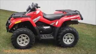 Trailsport Motors 2008 Can Am Outlander 650 XT Demonstration [upl. by Bergeman766]