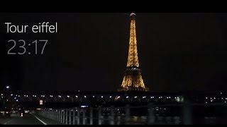 Paris by night  Eiffel Tower  Champs Elysées  Marché de Noël [upl. by Reave]