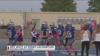 FOOTBALL FRENZY Jefferson West at PerryLecompton [upl. by Nedlog]