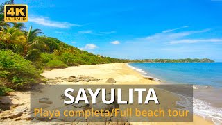 Recorrido completo de Playa Sayulita Nayarit México 09Jul22 Full Sayulita Beach Walking Tour [upl. by Gaut116]