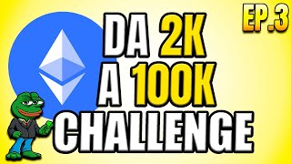 CHALLENGE DA 2K A 100K  EP 3  ANDIAMO IN LEVA [upl. by Sewel619]