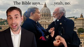 Protestant Street Preachers Try To CONVERT Catholic Priest in Vatican City [upl. by Mozza57]