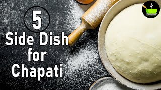 5 Side dish for Chapati  North Indian gravies  Chapati Side Dish  Quick amp Easy Dinner Recipes [upl. by Hendrika]