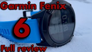 Garmin Fenix 6 Pro Full Review [upl. by Honebein]