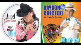 ANGEL GUARACA VS BYRON CAICEDO SOLO EXITOS LOBO MIX JUAN DJ [upl. by Otrebmal750]