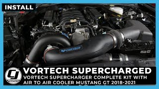 20182023 Mustang GT Install  Vortech Supercharger Complete Kit [upl. by Socin]