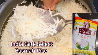 India Gate Select Basmati Rice  Review in hindi  Rs186 per kg [upl. by Aihsele]