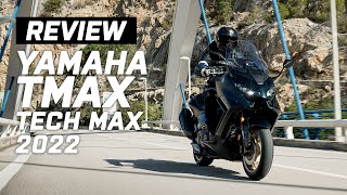 Yamaha TMAX Tech Max Review 2022  Test Ride and First Impressions [upl. by Richman]