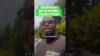 Inscription en Master en France toujours possible etudeenfrance [upl. by Ailehs313]