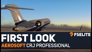 Aerosoft CRJ Professional The FSElite First Look [upl. by Phillane403]