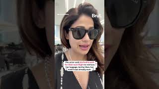 Shamita Shetty shared her frustration after Indigo offloaded her luggage without her permission [upl. by Norma]