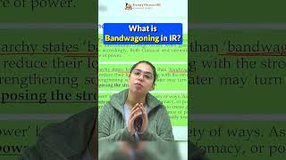 Understanding quotBandwagoningquot in IR for UPSC Mains  Free PSIR Workshop  upsc ias breakingnews [upl. by Kowtko]