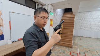 Wingun Webley MK VI revolver JPN Ver 10m Steel Target Test airsoft revolver wingun webley [upl. by Karin166]