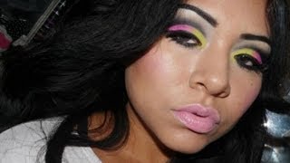 Tutorial de maquillaje Verde Fucsia y Negro  Juancarlos960 [upl. by Hploda]