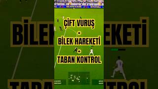 ÇİFT VURUŞ  BİLEK HAREKETİ  TABAN KONTROLÜ 👊 efootball efootballmobile keşfet shorts oyun [upl. by Gnourt]