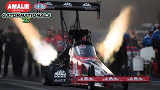 2024 NHRA Gatornationals  Top Fuel Night Qualifying Q3  Gainesville FL [upl. by Aierb]