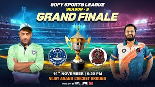 50FY SPORTS LEAGUE SEASON9  GRAND FINAL   SPARTAN STRIKERS vs DADA XI CRICKET CLUB [upl. by Siugram]