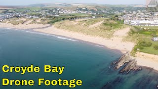 Drone Footage Croyde Bay amp Baggy Point North Devon Mavic Mini [upl. by Norrahs]